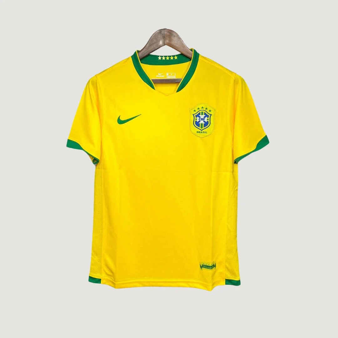 BRÉSIL - MAILLOT RÉTRO 2006 - JAUNE