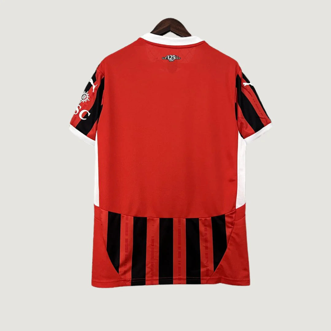 AC MILAN - MAILLOT DOMICILE 24/25 - ROUGE, NOIR